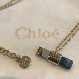 クロエ(Chloe)の<<値下可・美品>> Chloeネックレス　リボン型(ネックレス)