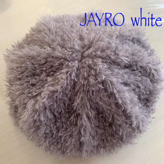 ジャイロホワイト(JAYRO White)のJAYRO white ★  ふわふわボアのベレー帽(ハンチング/ベレー帽)