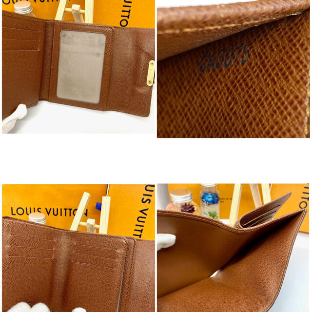 LOUIS VUITTON(ルイヴィトン)の【正規品】ルイヴィトン モノグラム ポルトカルト コアラ 折り畳み 財布 レディースのファッション小物(財布)の商品写真