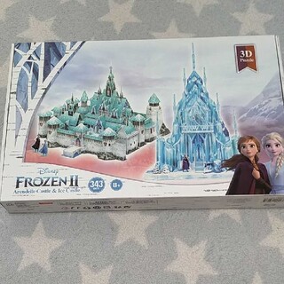 アナトユキノジョオウ(アナと雪の女王)のアナと雪の女王2 立体 3Dパズル 343ピース アレンデール城 氷の城(その他)