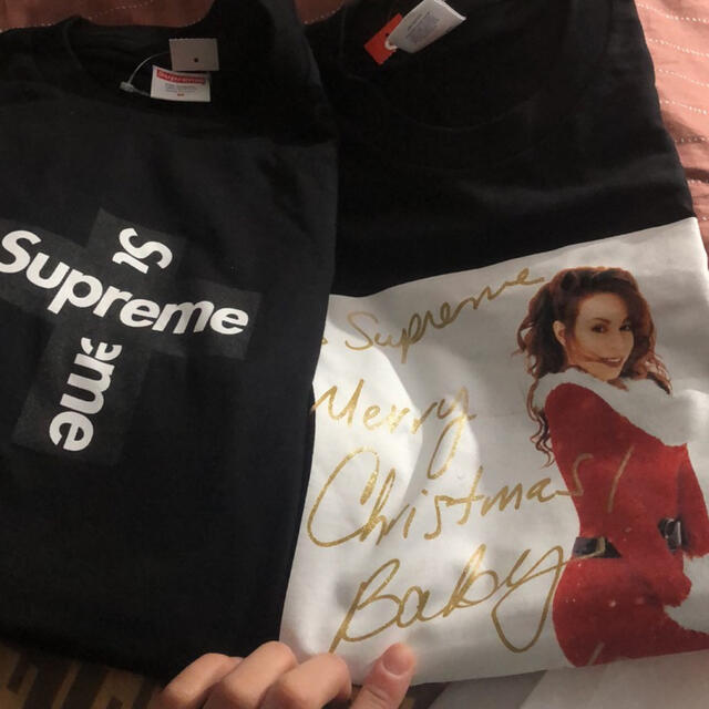 supreme cross box logo tee