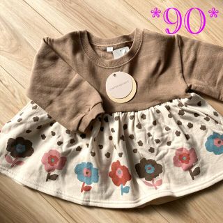 トップス ワンピース キッズ 女の子＊90＊(ワンピース)