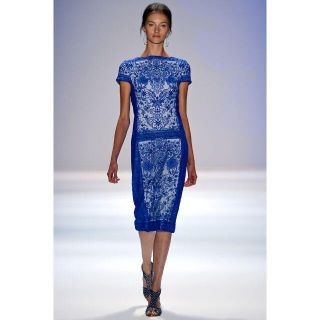 タダシショウジ(TADASHI SHOJI)の極美品 2 Tadashi Shoji タダシショージ BC12712LN(ひざ丈ワンピース)