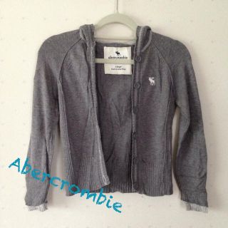 アバクロンビーアンドフィッチ(Abercrombie&Fitch)の送料込♡フード付コットンカーディガン(カーディガン)