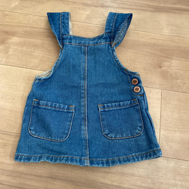 ZARA KIDS(ザラキッズ)のZARA  74センチ　ジャンパースカート キッズ/ベビー/マタニティのベビー服(~85cm)(ワンピース)の商品写真