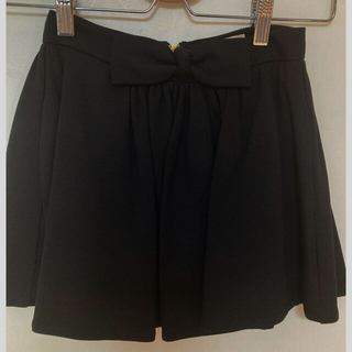 ケイトスペードニューヨーク(kate spade new york)のケイトスペード　サイズ116 6Ｙ　黒リボンスカート(スカート)