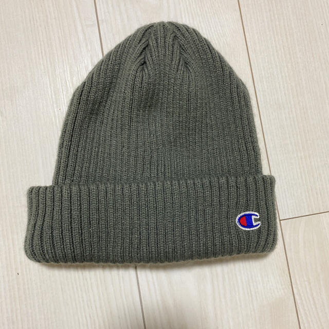 Champion(チャンピオン)のチャンピオンのグレーニット帽 メンズの帽子(ニット帽/ビーニー)の商品写真