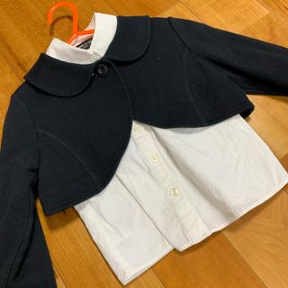 コムサイズム(COMME CA ISM)のコムサ　キッズ　ボレロとシャツのセット(ブラウス)