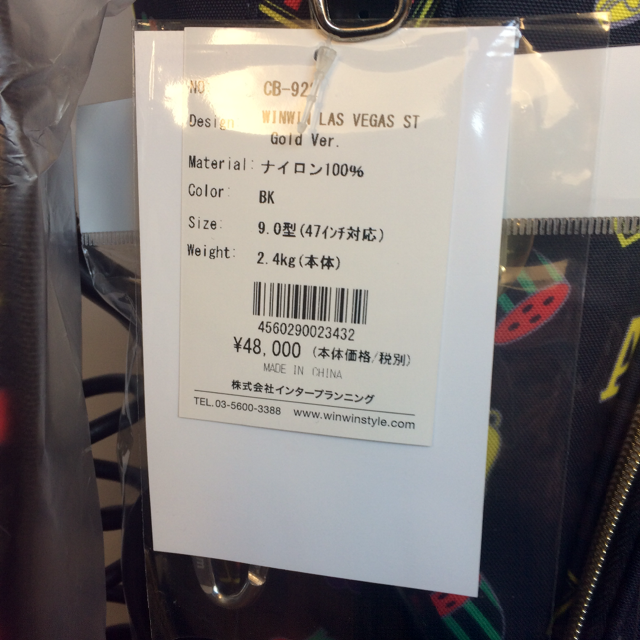 WIN WINのLASVEGASスタンドキャディバッグ