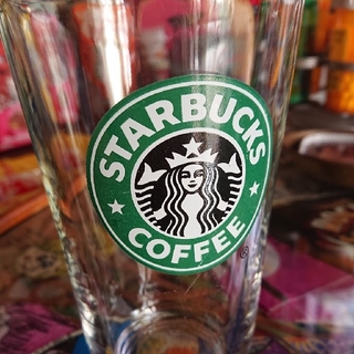 Starbucks Coffee - スタバグラス 旧ロゴ の通販 by ロキータ's shop ...