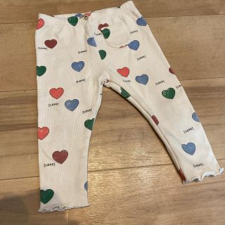 ザラキッズ(ZARA KIDS)のZARA 80センチ　ハートレギンス(パンツ)