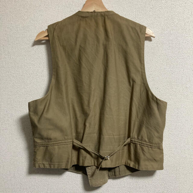 vintage コーデュロイ ロガーベスト ドイツ