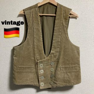 エンジニアードガーメンツ(Engineered Garments)のvintage コーデュロイ ロガーベスト ドイツ(ベスト)