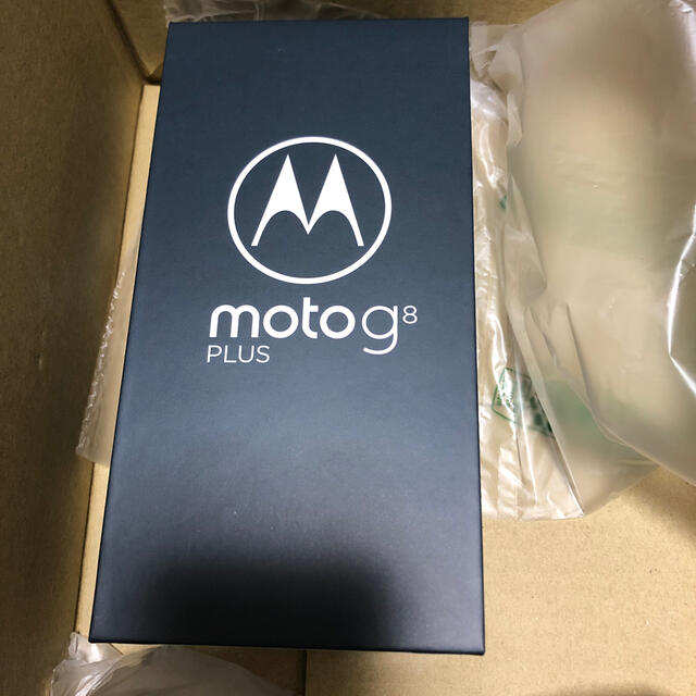 Motorola モトローラ moto g8 plus     コズミックブルー