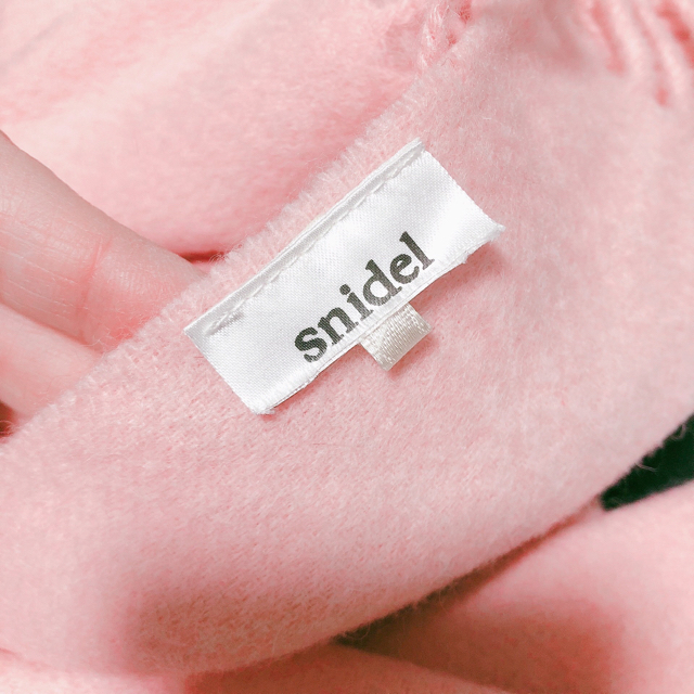 美品】 snidel♥大判 ストール マフラー ピンク