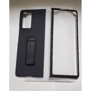 サムスン(SAMSUNG)の新品 Galaxy z fold 2 アラミド繊維 スタンド付 ケース(Androidケース)