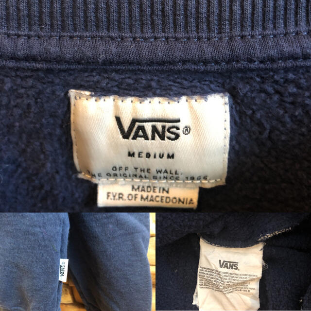 VANS(ヴァンズ)のVANS バンズ スウェット トレーナー Mサイズ ビッグロゴ ユニセックス メンズのトップス(スウェット)の商品写真