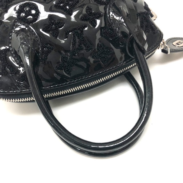 ルイヴィトン LOUIS VUITTON ロックイットBB・ブークレット M40770 モノグラム・ヴェルニ ハンドバッグ パテントレザー ノワール ブラック 美品