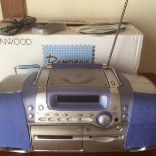 ケンウッド(KENWOOD)のラジカセ　KENWOOD mdx-f3(ポータブルプレーヤー)