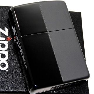 ジッポー(ZIPPO)の(送料込み)ZIPPO◇ツートン/ブラックチタン◇鏡面/マット◇新品◇ジッポ(タバコグッズ)