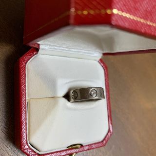 カルティエ(Cartier)のカルティエ  ラブリング　9号　ホワイトゴールド(リング(指輪))