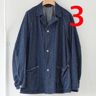 コモリ(COMOLI)のCOMOLI 21SS デニムワークジャケット 新品未使用(Gジャン/デニムジャケット)