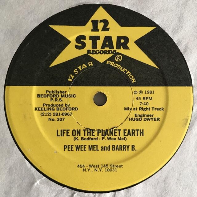 minorPee Wee Mel - Life On The Planet Earth