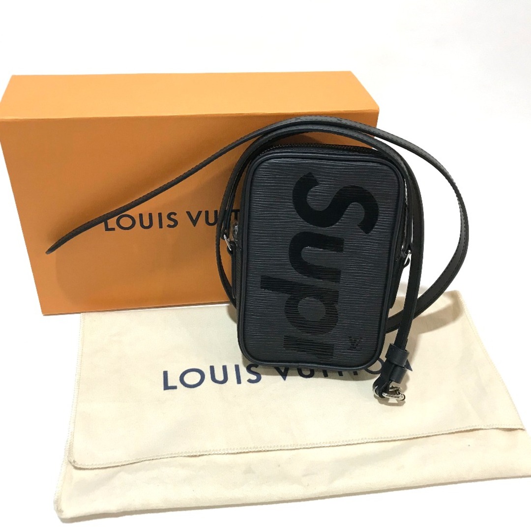 LOUIS VUITTON(ルイヴィトン)のルイヴィトン LOUIS VUITTON ダヌーブPPM M54789 ポシェット カバン 17AW Supreme ショルダーバッグ エピレザー ノワール ブラック 新品 メンズのバッグ(ショルダーバッグ)の商品写真