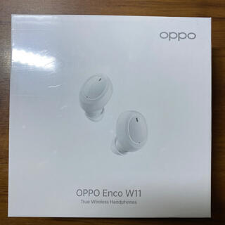 オッポ(OPPO)の新品未開封品 ★oppo Enco W11 ホワイト　国内正規品　送料無料(ヘッドフォン/イヤフォン)