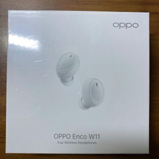 オッポ(OPPO)の新品未開封品 ★oppo Enco W11 ホワイト　国内正規品　送料無料(ヘッドフォン/イヤフォン)