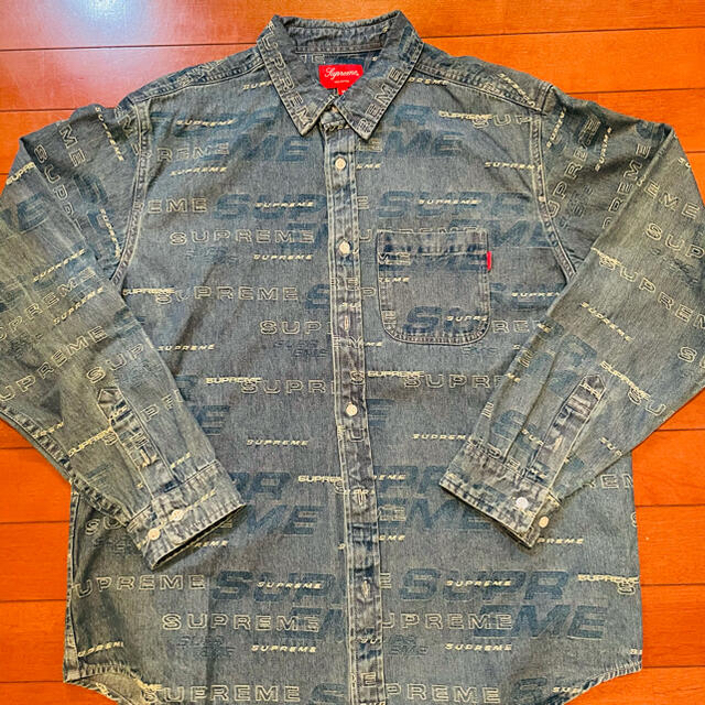 Supreme 19aw dimensions logo denim shirt