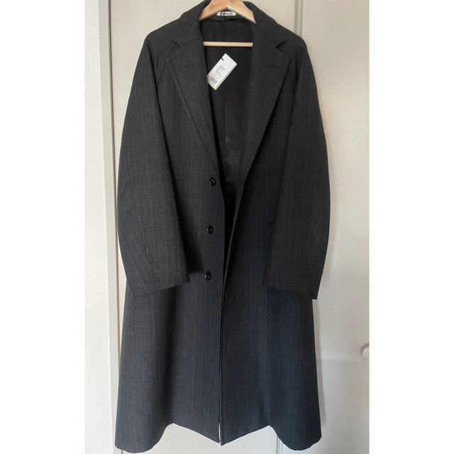 20AW AURALEE BLUEFACED CHESTERFIELD COAT