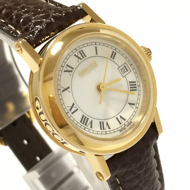 2.超美品 グッチ GUCCI 時計 7200L ゴールド 年末のプロモーション特価