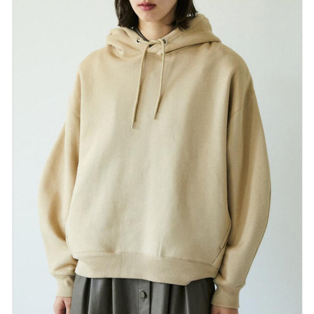 moussy(マウジー)のMOUSSY COCOON SLEEVE HOODIE L/BLU レディースのトップス(パーカー)の商品写真