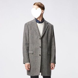 UNIQLO - ユニクロ極美品ウールカシミヤ チェスターコートMグレン ...