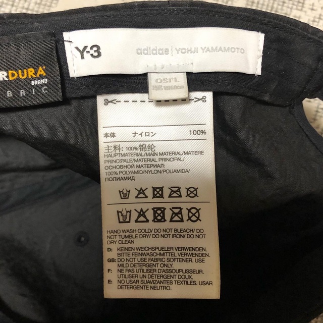 Y-3(ワイスリー)の完売品❗️Y-3 ワイスリー CORDURA コーデュラ キャップ メンズの帽子(キャップ)の商品写真