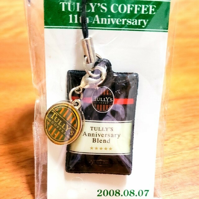 TULLY'S COFFEE(タリーズコーヒー)のタリーズアニバーサリーブレンド （携帯ストラップ） スマホ/家電/カメラのスマホアクセサリー(ストラップ/イヤホンジャック)の商品写真