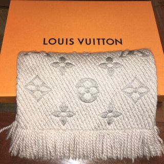 ルイヴィトン(LOUIS VUITTON)のヴィトン　マフラー　ロゴマニア　グリペルル　(マフラー/ショール)