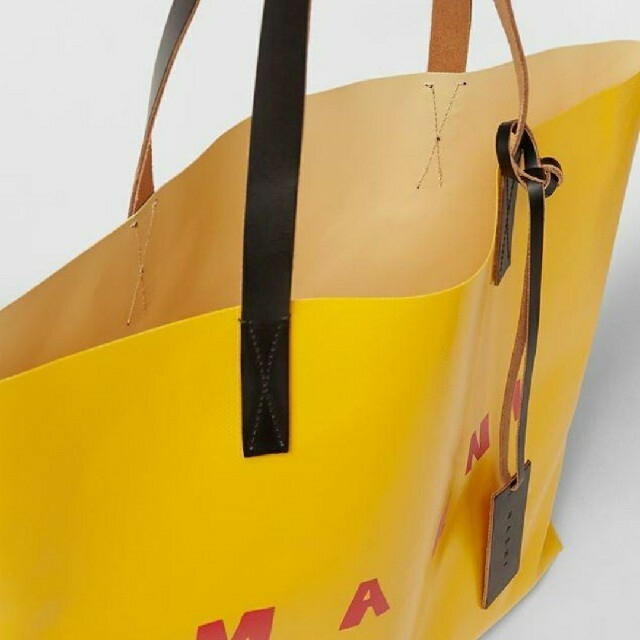 Marni(マルニ)の新品【マルニ】新作ショッピングトートバッグ イエロー レディースのバッグ(トートバッグ)の商品写真