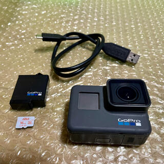 ゴープロ(GoPro)の【GoPro6Black SDカード付き】(ビデオカメラ)