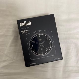 フラグメント(FRAGMENT)のBraun Fragment Alarm Clock グレー(置時計)