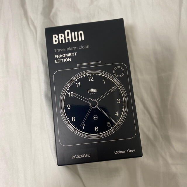 FRAGMENT(フラグメント)のBraun Fragment Alarm Clock グレー インテリア/住まい/日用品のインテリア小物(置時計)の商品写真