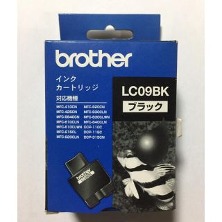 ブラザー(brother)のインクカートリッジ LC09BK Brother ブラック(OA機器)