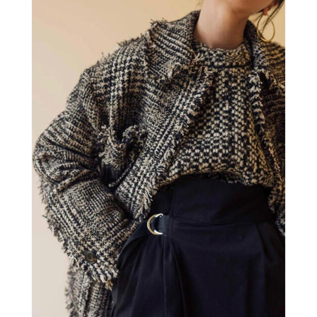 clane MIX TWEED BLOUSONミックス ツイード ブルゾン美品