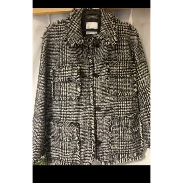 clane MIX TWEED BLOUSONミックス ツイード ブルゾン美品