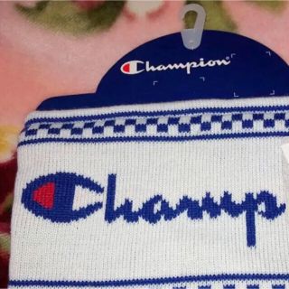 チャンピオン(Champion)の厳寒対策にどうぞ‼️champion wool100％ネックウォーマーホワイト(ネックウォーマー)