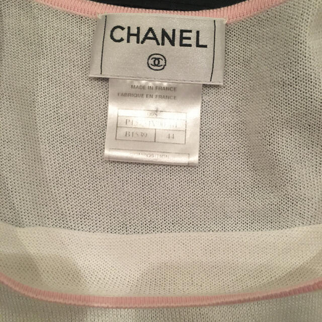 CHANEL(シャネル)の定価25万円シャネルピンクアイコンタンクトップ レディースのトップス(タンクトップ)の商品写真