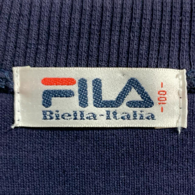 FILA - 【激レア】 90s FILA 刺繍 ロゴ スウェット フィラ バイカラー