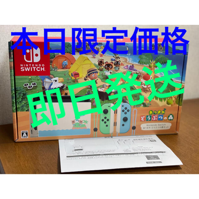 本日限定価格】Nintendo Switch あつまれどうぶつの森セット 売れ筋最