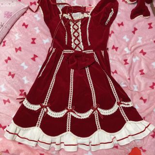 アンジェリックプリティー(Angelic Pretty)のアンジェリックプリティ(難あり)(ひざ丈ワンピース)